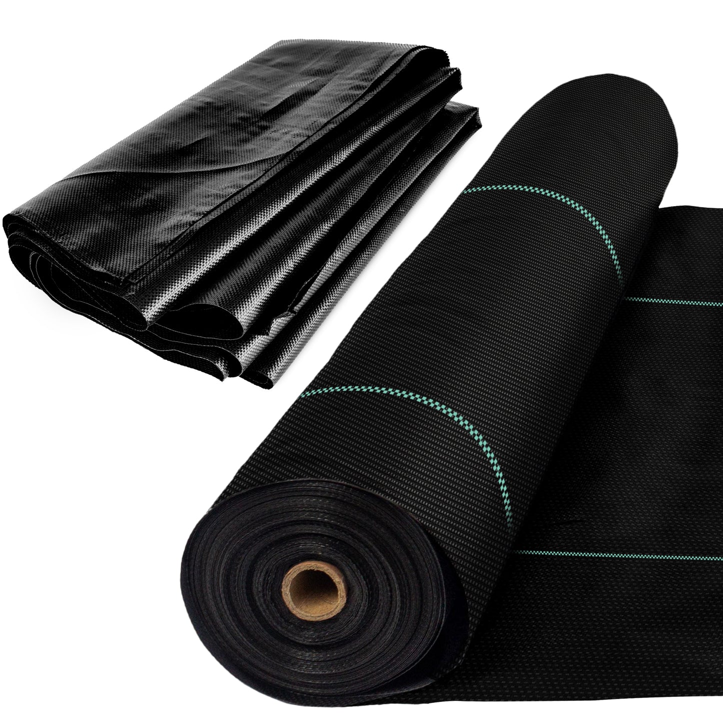 Woven Geotextile, Commercial Grade Driveway and Road Fabric for Separation and Stabilization - Heavy Duty Underlayment - 50 Year Fabric
